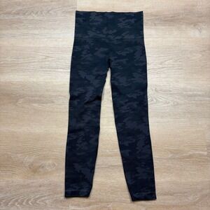 SPANX Seamless High Waist Leggings Women's L Color Black/Gray‎
